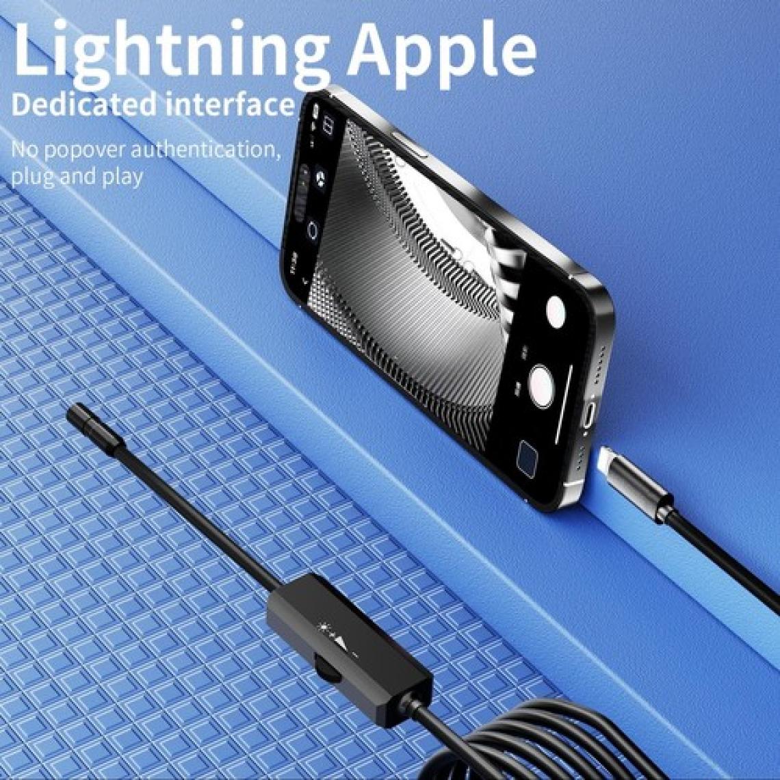 Apprise HK-318 ios iphone Ipad Uyumlu Endoskop Yılan Kamera 10 Metre (Sert Kablo)