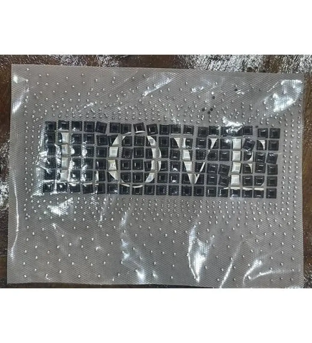 Gönülden Tasarım 19X14 cm Ütü Ile Yapışan Taşlı Love Baskı Aplike Arma Hobi Aksesuar