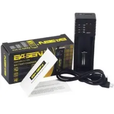 Basen BS1 Powerbank Özellikli Li-Ion Pil Şarj Cihazı