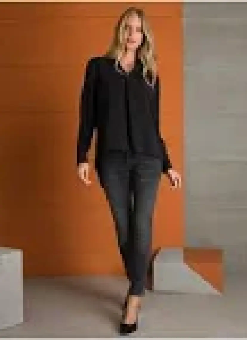 Pierre Cardin Kadın Siyah Oversize Bluz 50197219-VR046