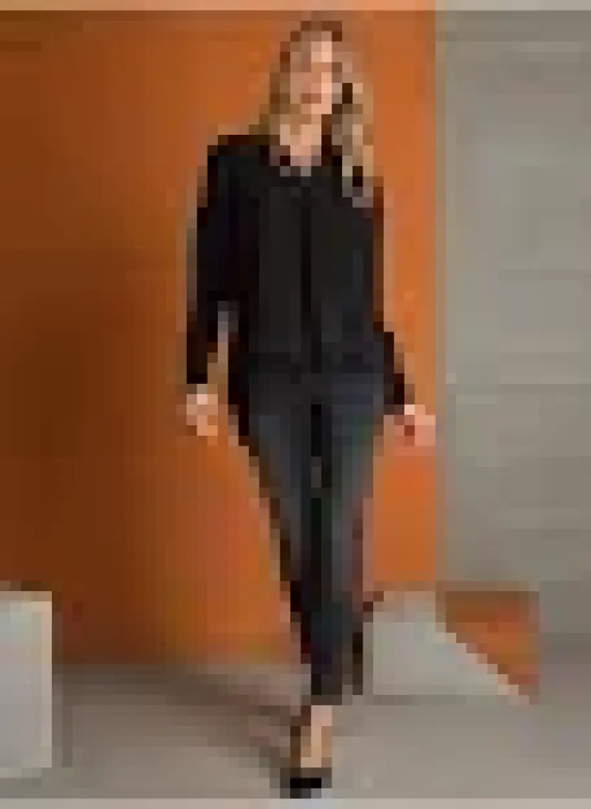 Pierre Cardin Kadın Siyah Oversize Bluz 50197219-VR046