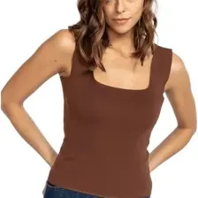 Işılda Fashion Kadın Kare Yaka Triko Bluz