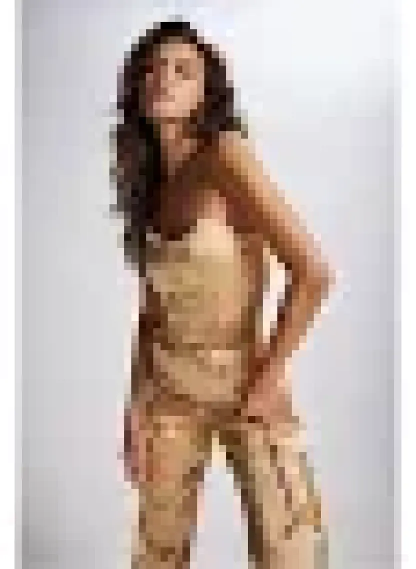 Holly Lolly Crop Model Balenli Saten Maddy Büstiyer Bej