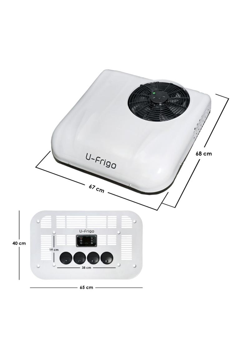U-Frigo Mini Araç Tavan Park Kliması 12V 48 Amper (Karavan,kamyon,minibüs, Kamyonet,iş Makinesi)