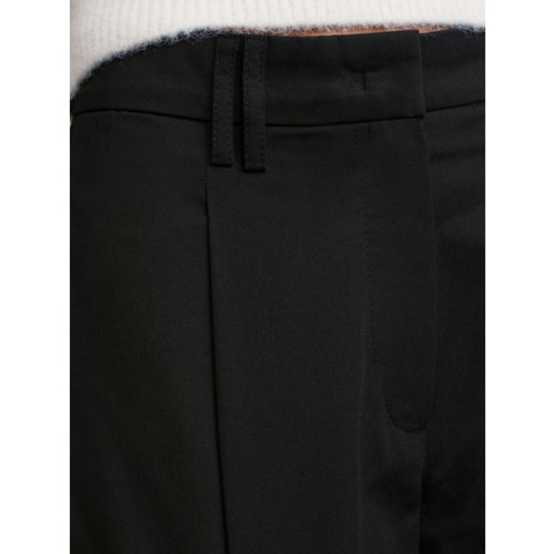 Dilvin 71530 Pileli Geniş Paça Pantolon-Camel