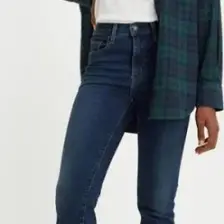 724™ High Rise Straight Kadın Jean Pantolon -  Blue Swell