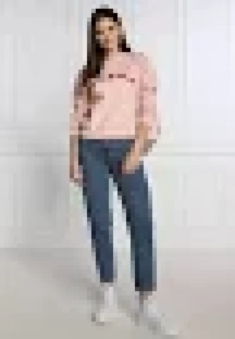 Guess Normal Bel Ankle Paça Mom Fit Mavi Kadın Denim Pantolon W2YA21D4NH5AUMD