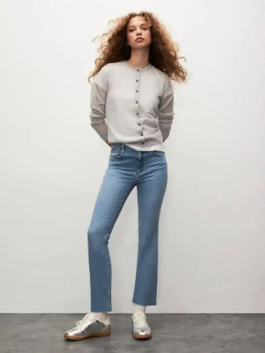 LTB Kadın  Lynda X Ispanyol Paça Yüksek Bel Jean Pantolon