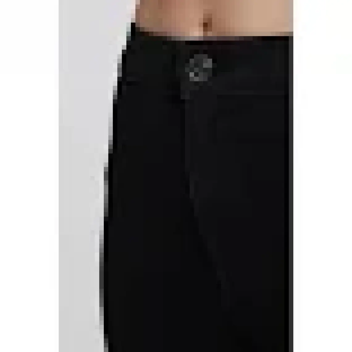 Cross Jeans Janıe Siyah Yüksek Bel Önü Cepsiz Jegging Jean Pantolon C 4520-042