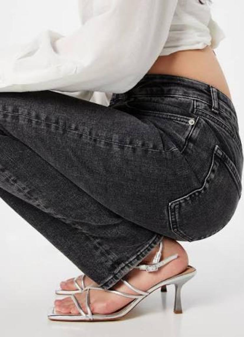 Jack & Jones Jjxx Yüksek Bel Bol Paça Straight Kadın Denim Pantolon 12229026