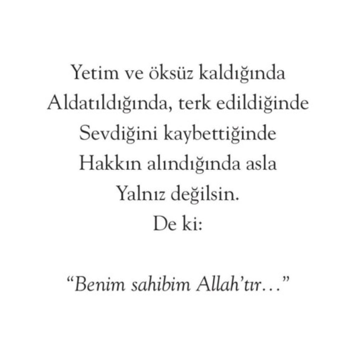 Allah Sizin Sahibinizdir - Uğur Koşar