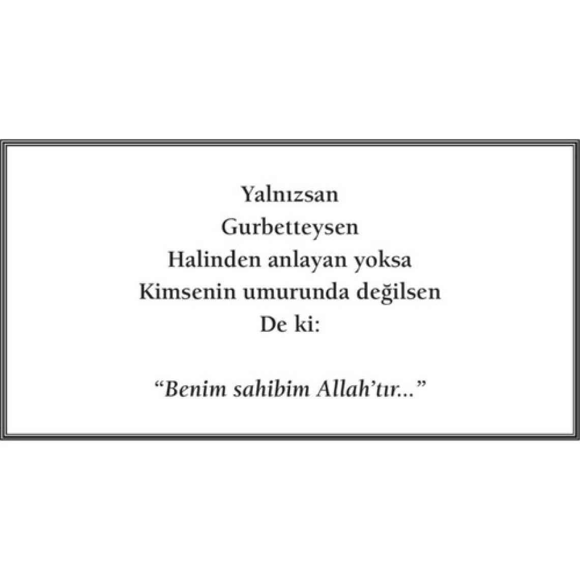 Allah Sizin Sahibinizdir - Uğur Koşar
