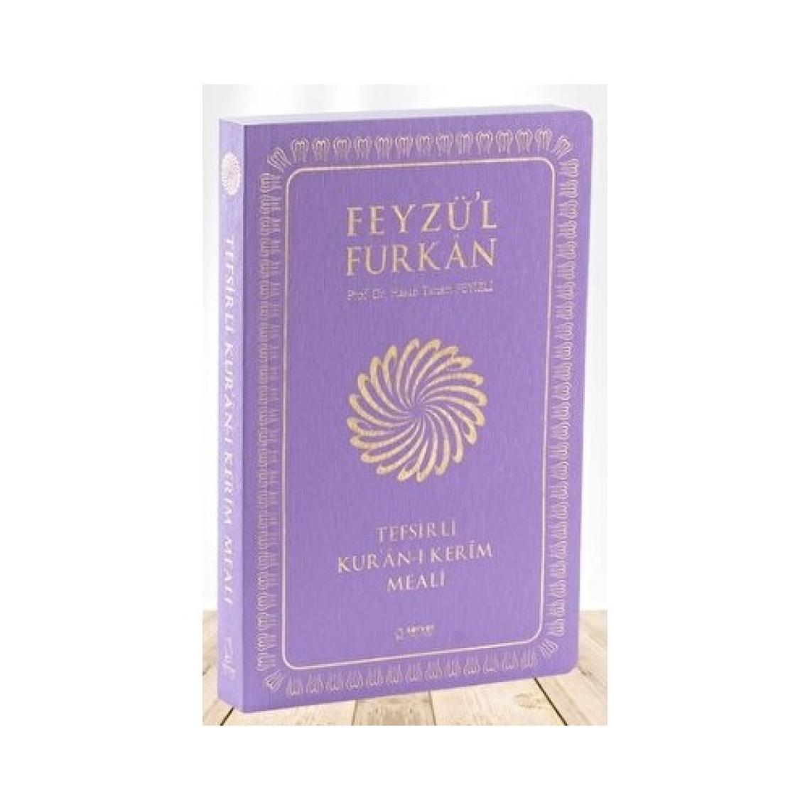 Feyzü'l Furkan Tefsirli Kuranı Kerim Meali Lila (Cep Boy-Sadece Türkçe Meal-İnce Cilt)