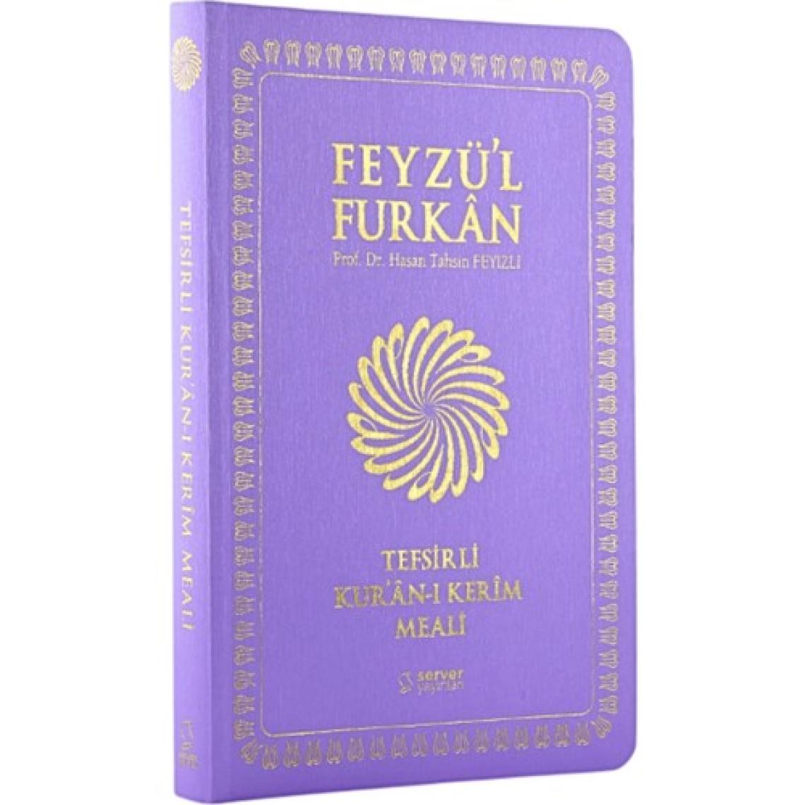 Feyzü'l Furkan Tefsirli Kuranı Kerim Meali Lila (Cep Boy-Sadece Türkçe Meal-İnce Cilt)