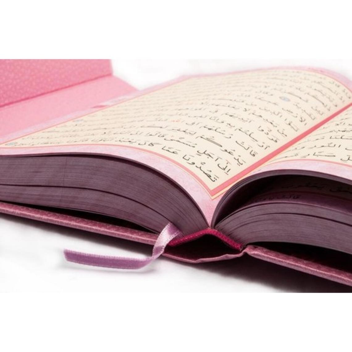 Kuranı Kerim - Sade Arapça - Orta Boy - Sesli - Pembe - Bilgisayar Hatlı