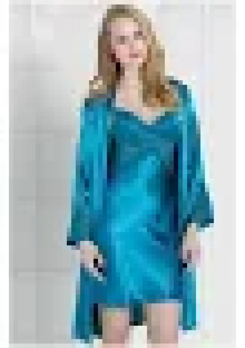 Pierre Cardin  Saten Dantelli Gecelik & Sabahlık Takım  - 4285
