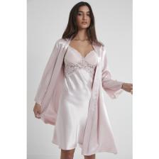 Pierre Cardin  Saten Dantelli Gecelik & Sabahlık Takım -  4050