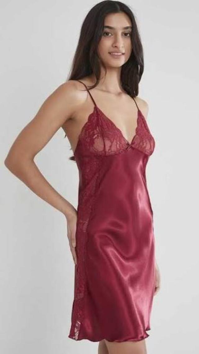 Pierre Cardin  Saten Dantelli Gecelik  - 624