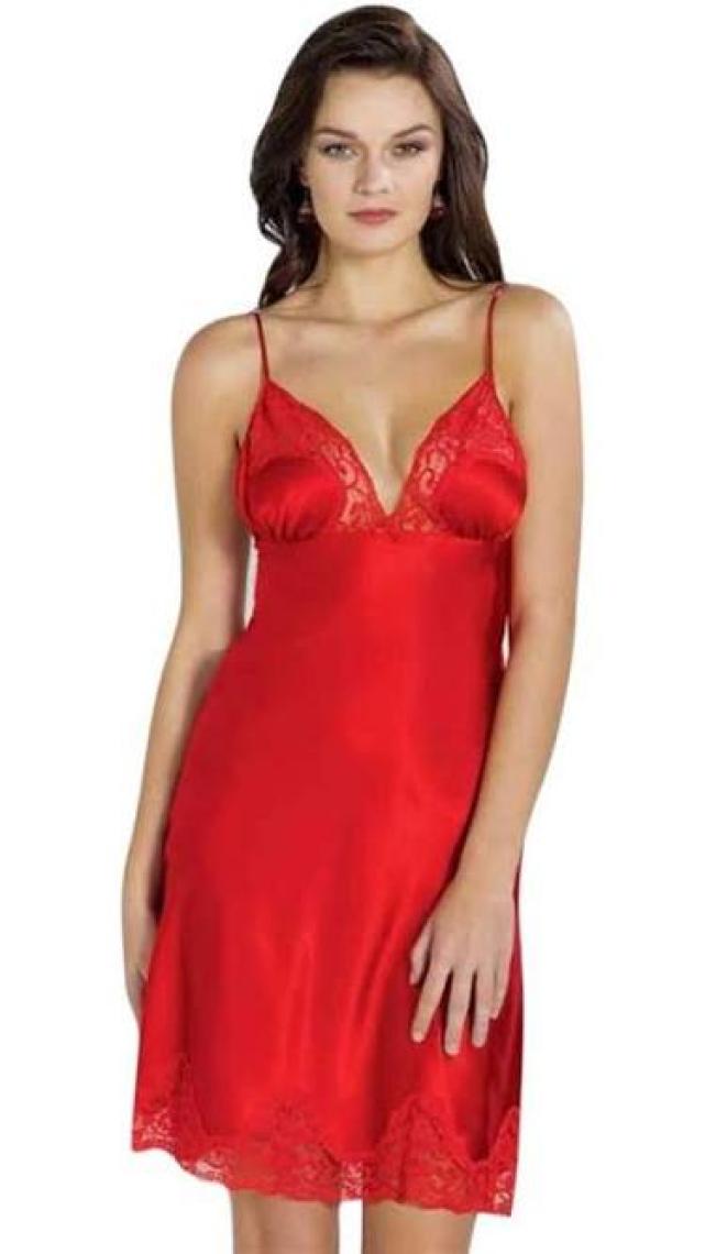 Pierre Cardin  Saten Dantelli Gecelik  - 624