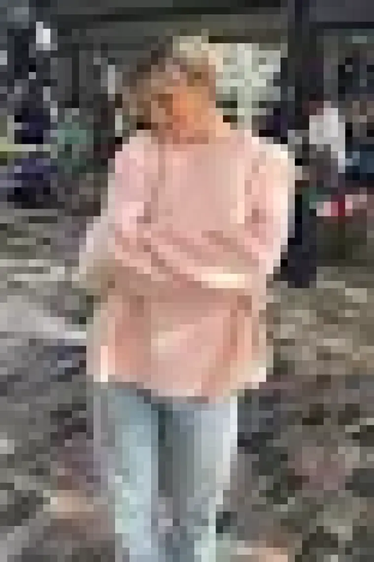 Madmext Pembe Bisiklet Yaka Oversize Triko Kazak MG1972