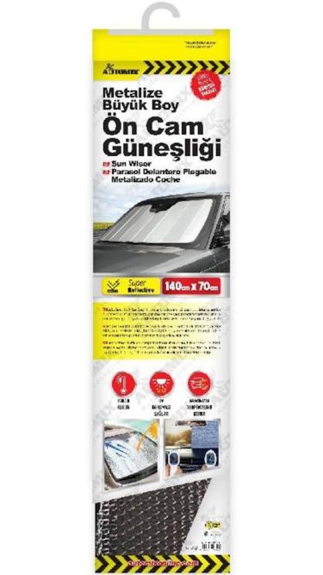 Automix Balonlu Oto Güneşlik Büyük Boy