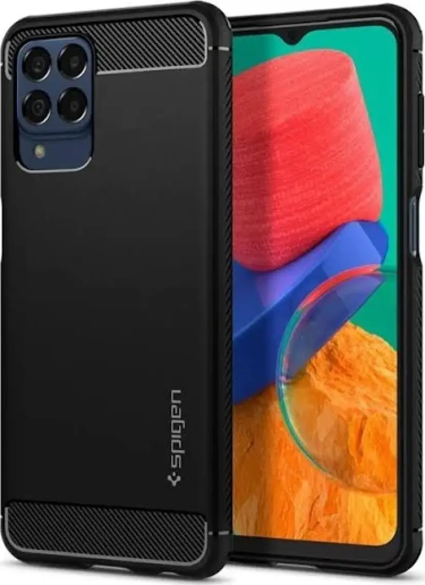 Spigen Galaxy M33 5G Kılıf Rugged Armor Matte Black - ACS04161