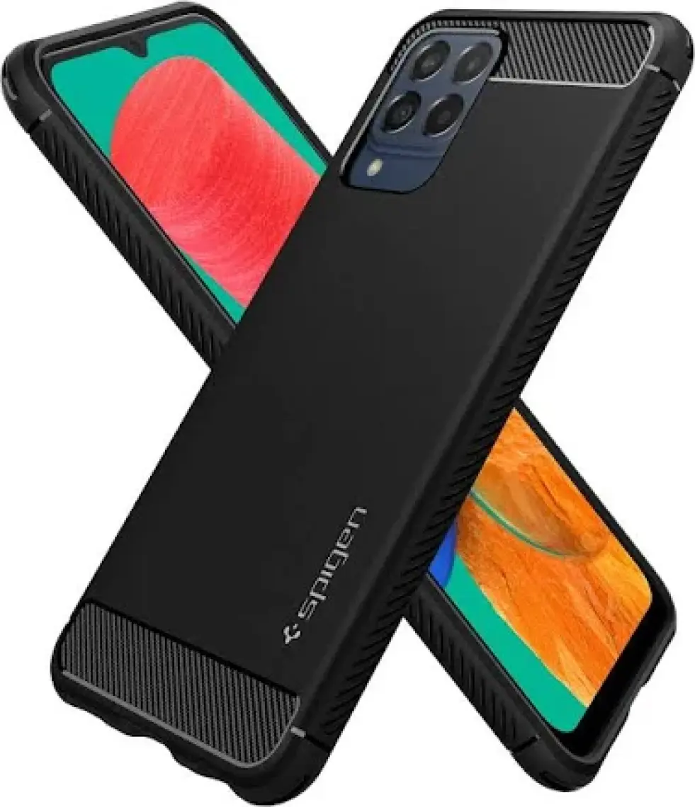 Spigen Galaxy M33 5G Kılıf Rugged Armor Matte Black - ACS04161