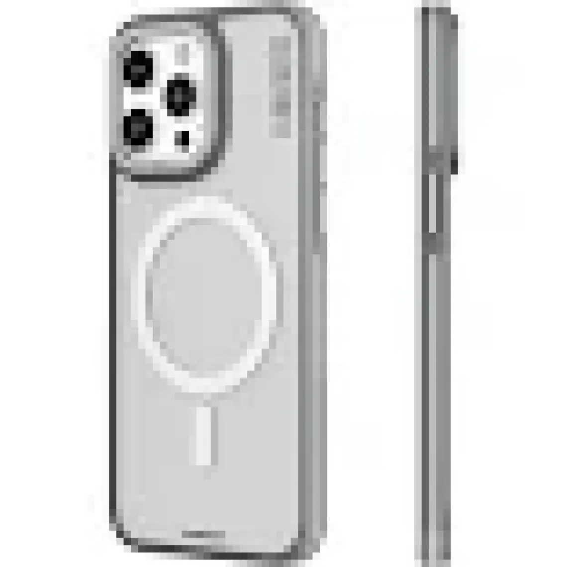 YoungKit iPhone 15 Pro Max Uyumlu Kılıf Magsafe Şarj Özellikli Youngkit Rock Sand Serisi Kapak Mavi