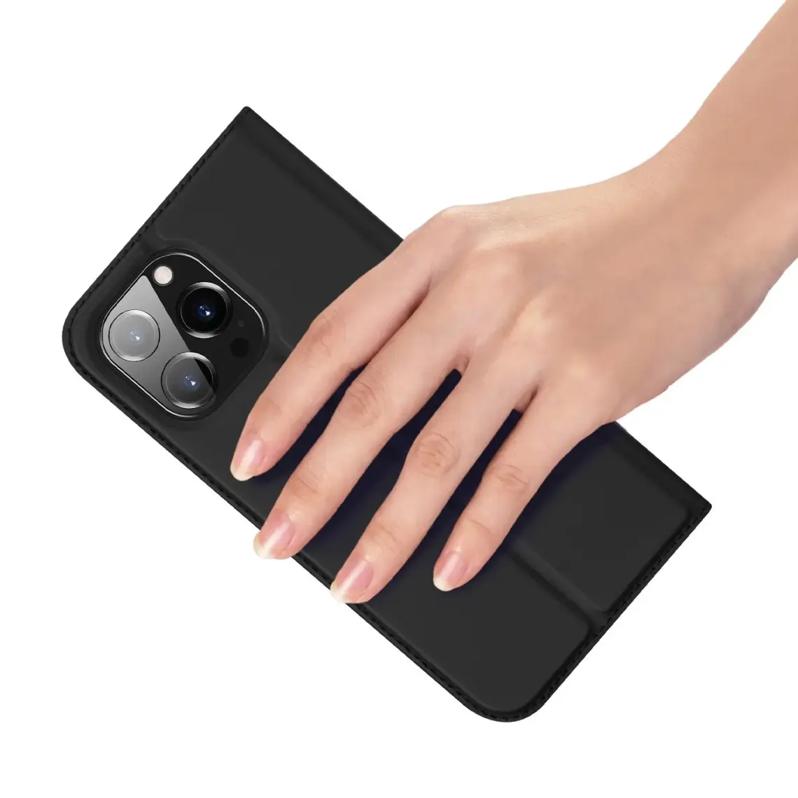 Dux Ducis iPhone 14 Pro Max 6.7 Kılıf Skin Pro Series Flip Cover Kapaklı Kılıf