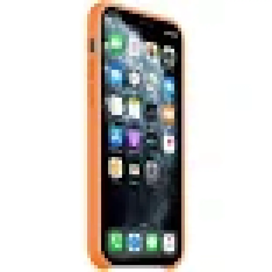 Buff iPhone 11 Rubber Fit Kılıf Light Orange