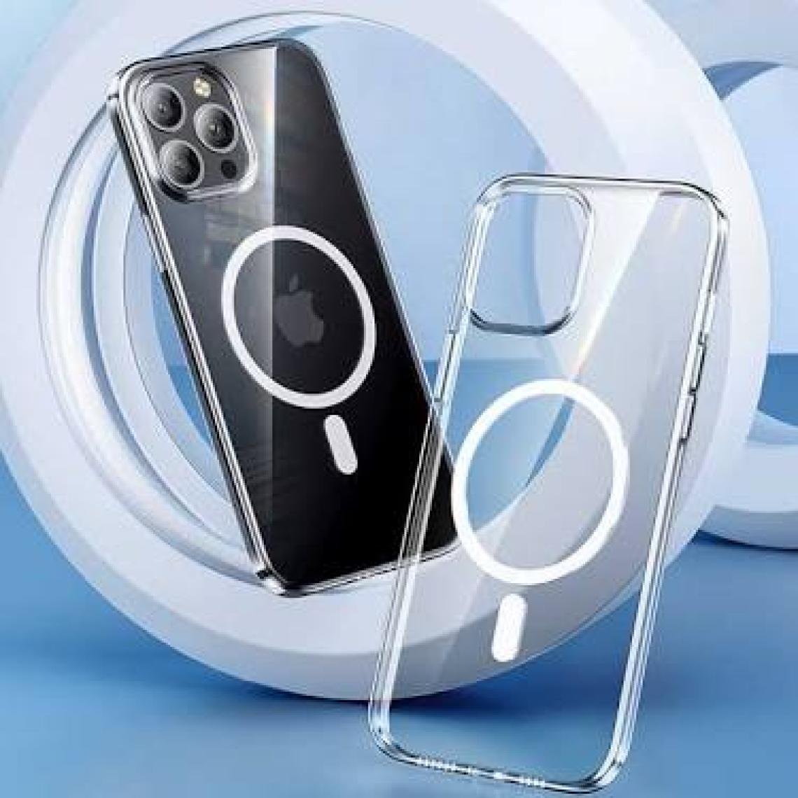Benks Apple iPhone 13 Kılıf Wireless Magnetik Benks Crystal Series With Magnetic Clear Kapak