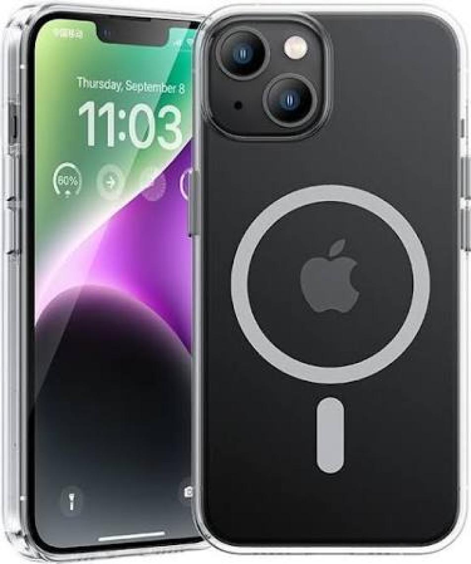 Benks Apple iPhone 13 Kılıf Wireless Magnetik Benks Crystal Series With Magnetic Clear Kapak