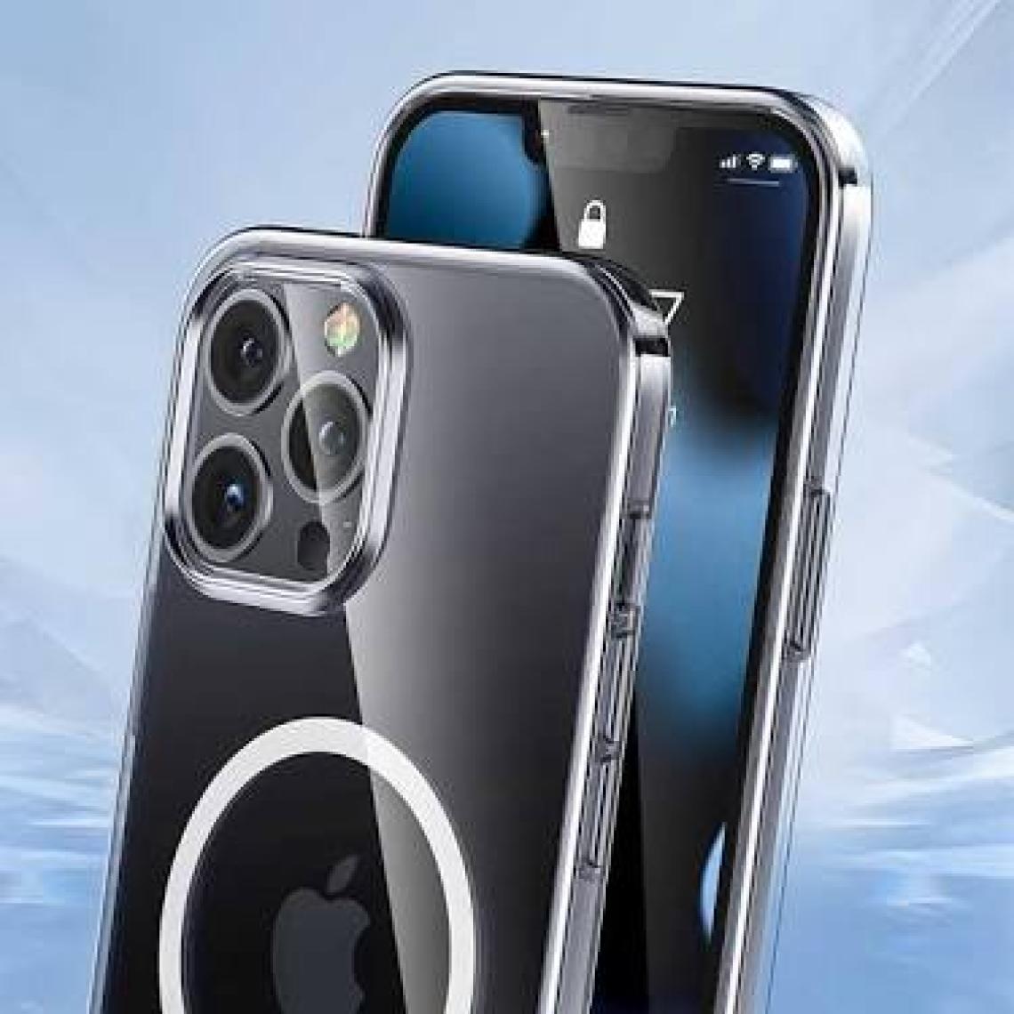 Benks Apple iPhone 13 Kılıf Wireless Magnetik Benks Crystal Series With Magnetic Clear Kapak