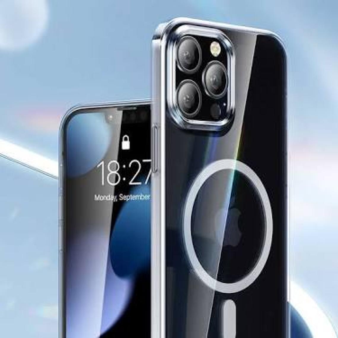 Benks Apple iPhone 13 Kılıf Wireless Magnetik Benks Crystal Series With Magnetic Clear Kapak