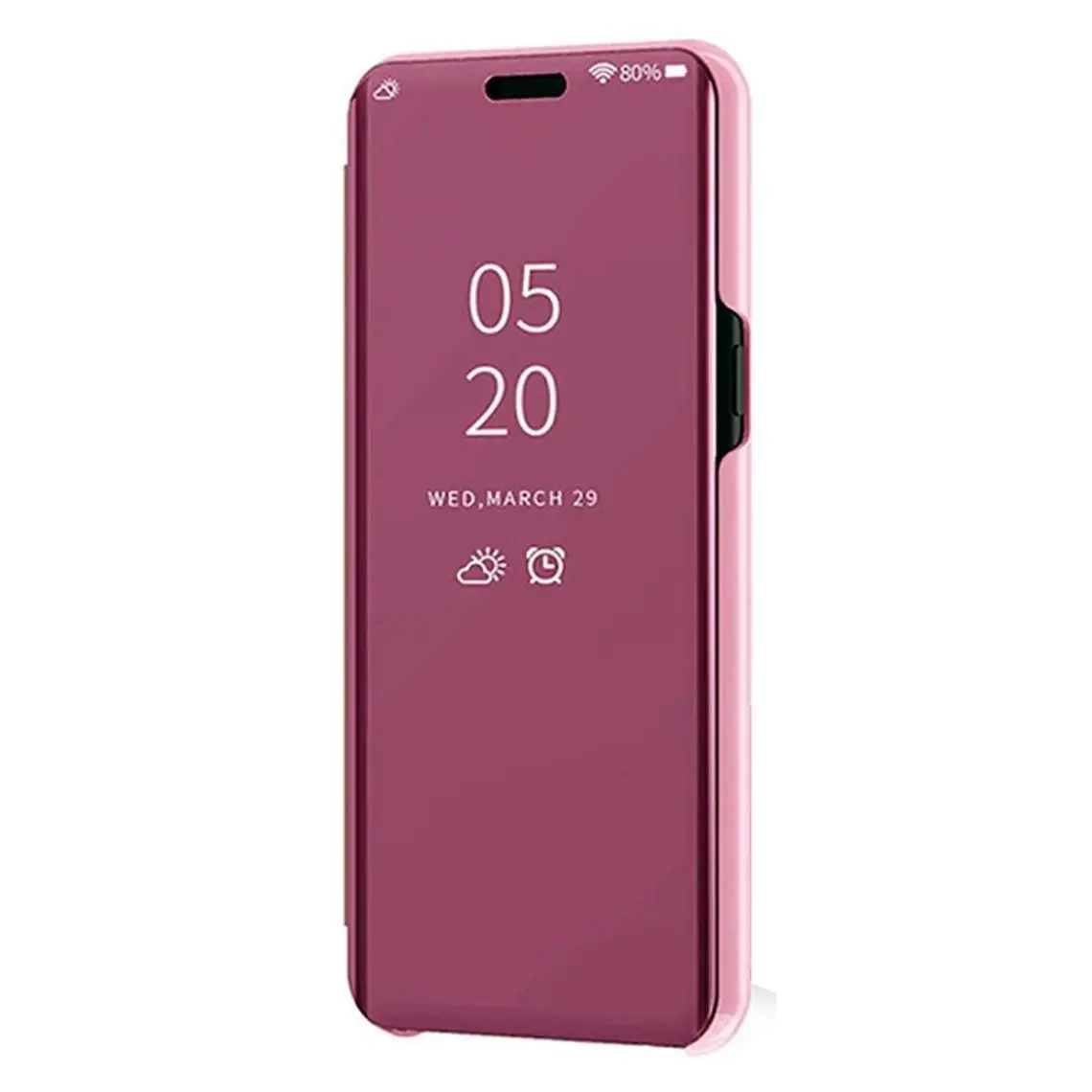 Smart Tech Samsung Galaxy A10 Aynalı Kapaklı Lüx Kılıf