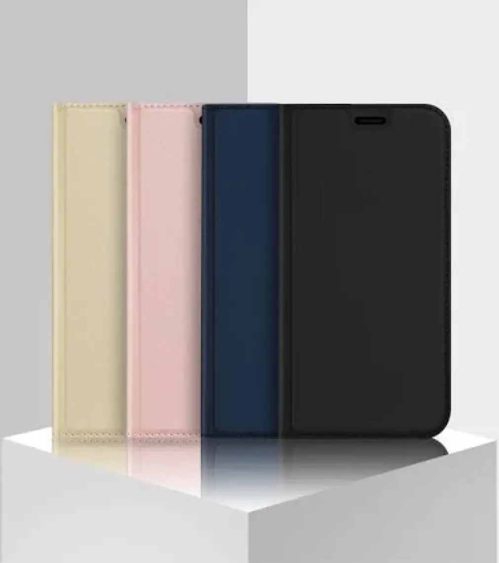 Dux Ducis Apple iPhone 12- 12 Pro Kılıf Kapaklı Flip Cover Kılıf Skin Pro Series Kılıf AL-33940 Siyah