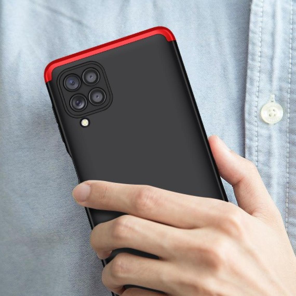 Kny Samsung Galaxy M32 Kılıf 3 Parça 360 Ays Kapak