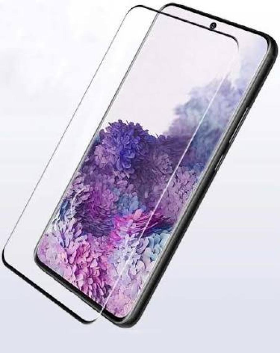 kavim Galaxy S20 Ultra kavim Kavisli Full Yapışkanlı Cam Ekran Koruyucu