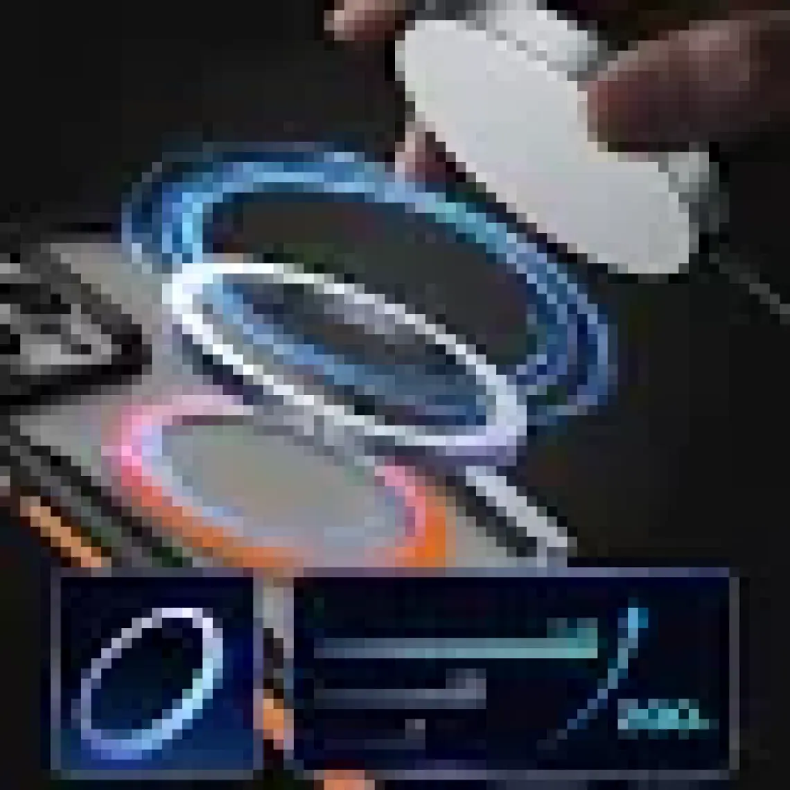 ZORE Apple iPhone 15 Pro Uyumlu Magsafe Şarj Özellikli Renkli Kenar Airbag Şeritli Lamer Kapak-Titanyum-Go