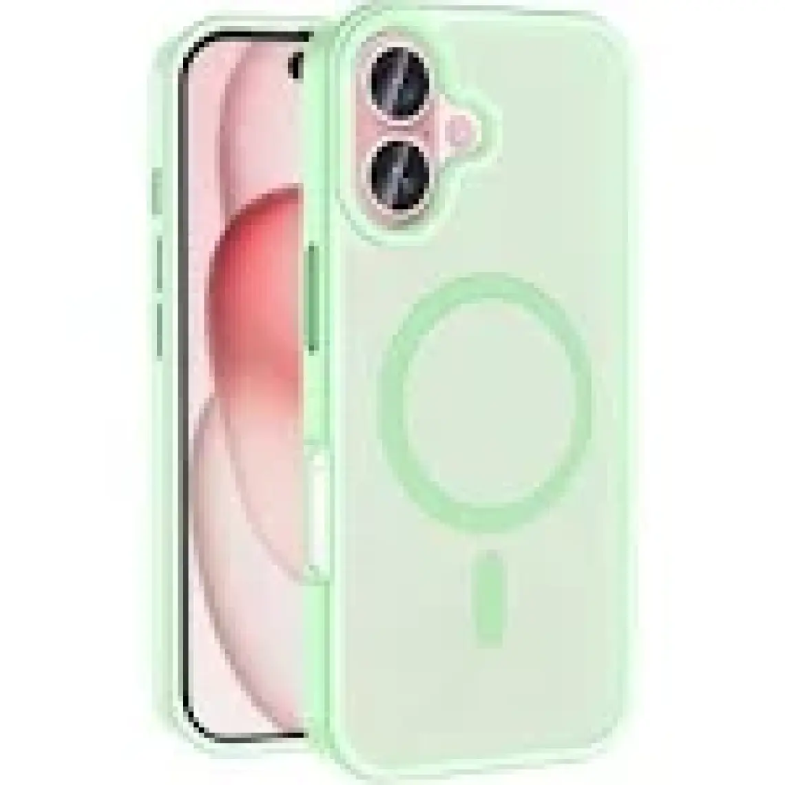 Apple iPhone 16 Kılıf Magsafe Şarj Özellikli Mat Arka Yüzey Zore Sio Kapak