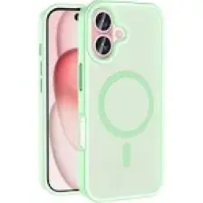 Apple iPhone 16 Kılıf Magsafe Şarj Özellikli Mat Arka Yüzey Zore Sio Kapak