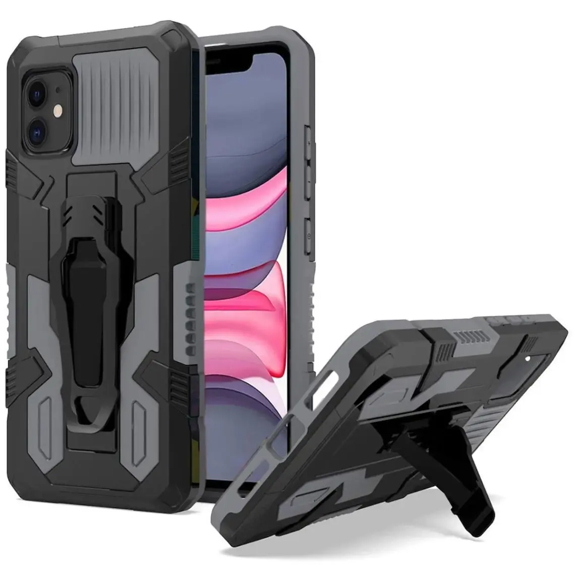 Smart Tech Apple Iphone 12 Mini 5,4 Inç Zırh Tank Kılıf Yüksek Koruma