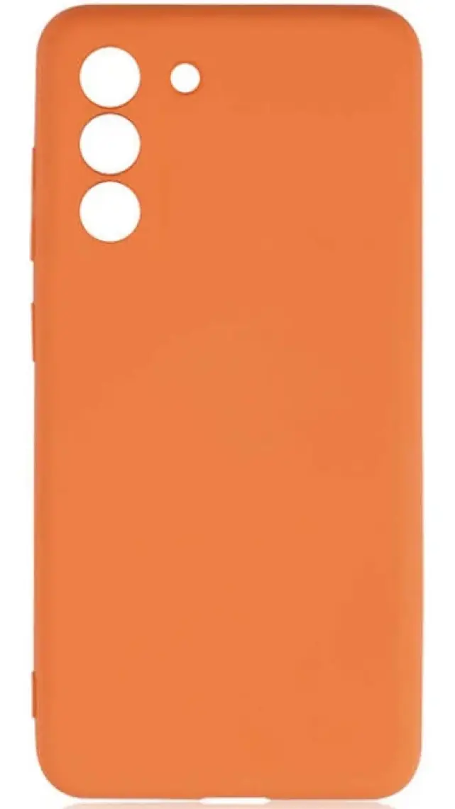 Case 4U S21 fe Uyumlu Kılıf Kamera Korumalı Içi Kadife Logosuz Mara Lansman Silinebilir Kılıf Turuncu