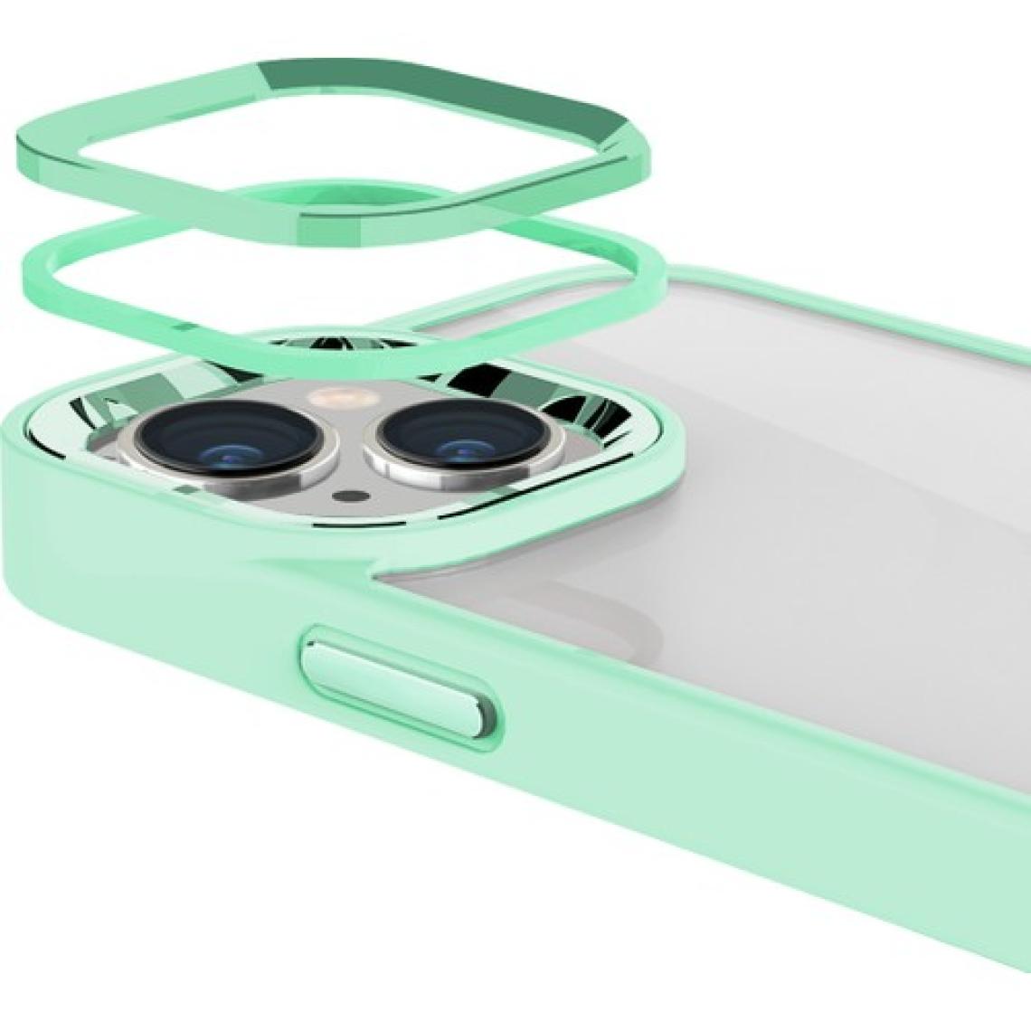 Buff iPhone 14 New Air Bumper Kılıf Light Green