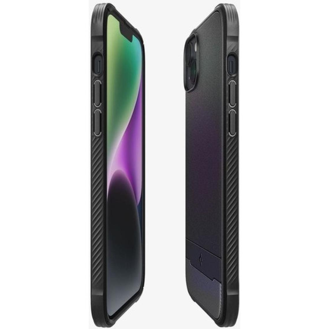 Spigen iPhone 14 Plus Kılıf Rugged Armor MagFit MagSafe özellikli Matte Black - ACS04890