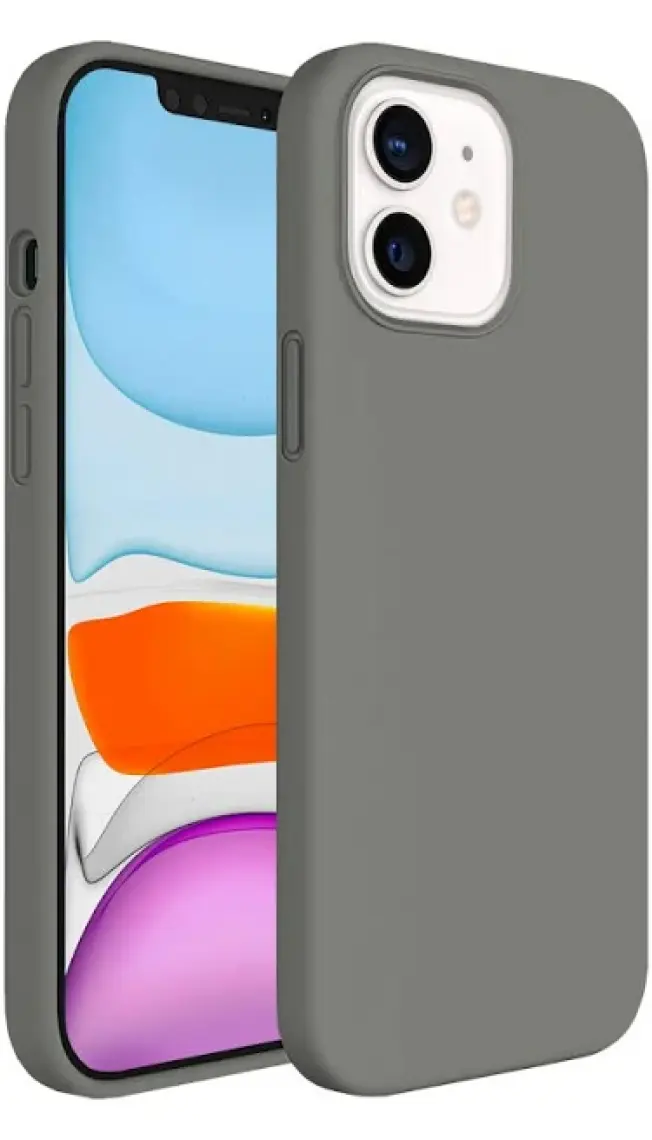 Buff iPhone 11 Rubber S Kılıf Gri