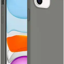 Buff iPhone 11 Rubber S Kılıf Gri
