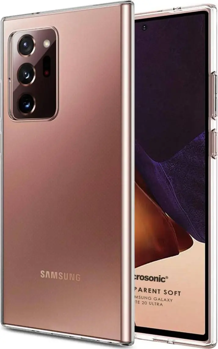 Microsonic Samsung Galaxy Note 20 Ultra Kılıf Transparent Soft Şeffaf