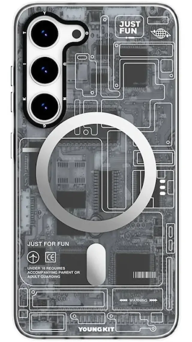 Galaxy S23 Kılıf Magsafe Şarj Özellikli Youngkit Technology Serisi Kapak