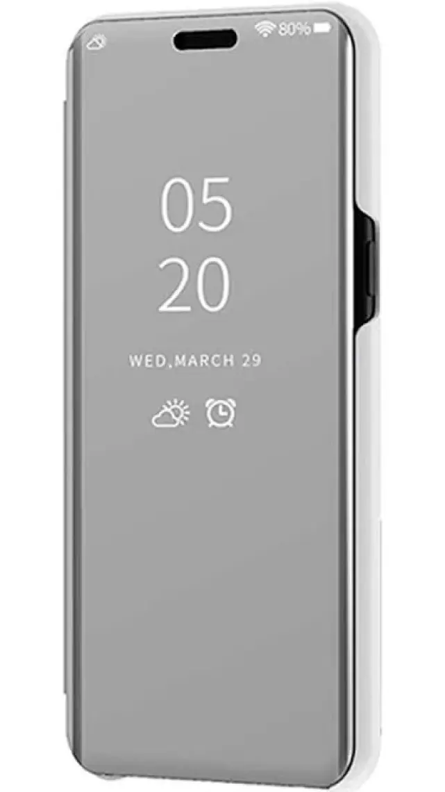 Smart Tech Samsung Galaxy A10 Aynalı Kapaklı Lüx Kılıf